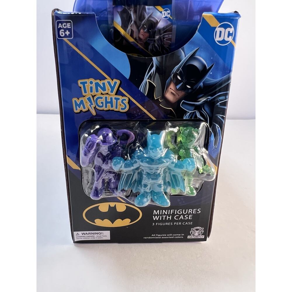 Batman DC Tiny Mights display case with 15 mystery batmobiles w/ 3 Figures Each - Picture 6 of 9